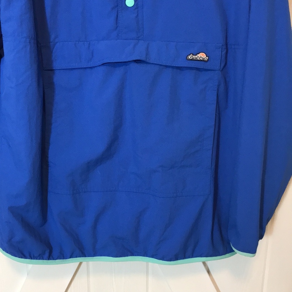 Chubbies Reversible 1/4 Zip Snap Fleece Nylon Pul… - image 3